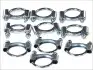 Затискач вихлопної системи (50мм, 10шт) VOLVO 240 DACIA DUSTER NISSAN MICRA III, NOTE, QASHQAI I OPEL ASCONA C, ASTRA F CLASSIC, ASTRA G, ASTRA H, COMBO, COMBO TOUR, CORSA A 1.0-3.2 08.78 BOSAL (250250) зображення 1