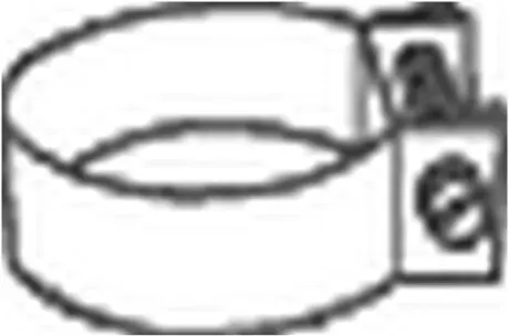 Затискач вихлопної системи (51мм) VW GARBUS, TRANSPORTER T2, TRANSPORTER T3 1.2-1.6 01.60-12.85 BOSAL 250867