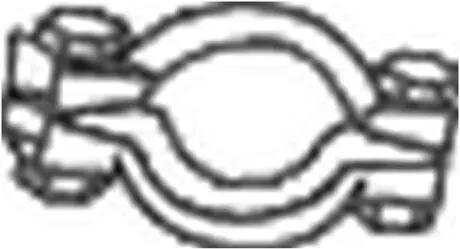 Затискач вихлопної системи (66мм) CITROEN AX, BX, XSARA RENAULT CLIO II, KANGOO TOYOTA YARIS 1.0-2.0 07.86-03.18 BOSAL 254355 Купити в Україні