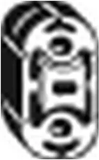 Елемент кріплення випускної системи CHRYSLER VOYAGER III, VOYAGER IV DODGE CARAVAN 2.0-3.8 01.95-12.08 BOSAL 255557