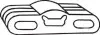 Елемент кріплення випускної системи DAEWOO ESPERO, NEXIA OPEL ASTRA F, COMBO, KADETT D, KADETT E, KADETT E COMBO 1.2-2.0 08.79-10.01 BOSAL (255859) зображення 1