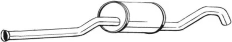 Центр. глушитель, выпускная сист. BOSAL 278193
