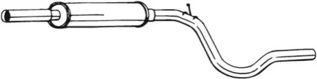Глушитель системы выпуска (средний) BOSAL 279119