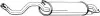 Глушник вихлопної системи задній SEAT LEON VW GOLF IV, NEW BEETLE 1.4 10.97-09.10 BOSAL (279399) зображення 1