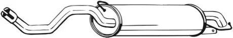 Глушник вихлопної системи задній SEAT LEON VW GOLF IV, NEW BEETLE 1.4 10.97-09.10 BOSAL 279399