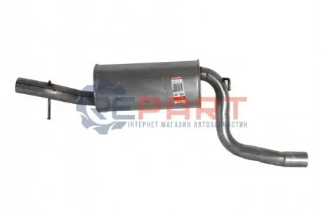 Глушник вихлопної системи середній VOLVO C30, C70 II, S40 II, V50 FORD C-MAX, FOCUS C-MAX, FOCUS II 2.0D 10.03-12.12 BOSAL 280421