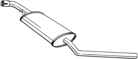 Проміжний глушник BOSAL 281603