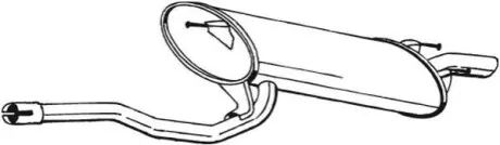 Глушник задній BOSAL 282085
