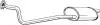 Глушник передній CITROEN JUMPY I FIAT SCUDO PEUGEOT EXPERT 1.9D 04.98-12.06 BOSAL (282379) зображення 1