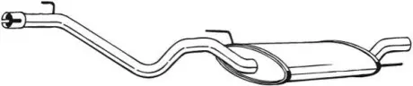 Глушник задній BOSAL 282683