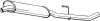 Глушник вихлопної системи середній CITROEN EVASION, JUMPY I FIAT SCUDO, ULYSSE PEUGEOT 806, EXPERT 2.0D 05.99-12.06 BOSAL (283235) зображення 1