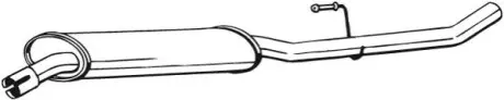 Задний. глушитель, выпускная сист. BOSAL 283307
