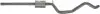 Глушник вихлопної системи середній AUDI A3 SEAT LEON, LEON SC VW GOLF SPORTSVAN VII, GOLF VII 1.2 08.12-08.20 BOSAL (284971) зображення 1