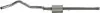 Глушник вихлопної системи середній AUDI A3 SEAT LEON, LEON SC VW GOLF SPORTSVAN VII, GOLF VII 1.2 08.12-08.20 BOSAL (284971) зображення 3
