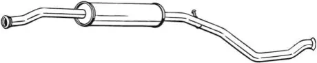 Глушитель системы выпуска (средний) BOSAL 285143