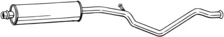 Центр. глушитель, выпускная сист. BOSAL 285325