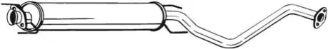 Проміжний глушник BOSAL 285409