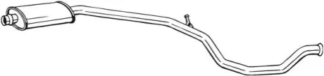 Глушник вихлопної системи середній PEUGEOT 206 1.6 09.00-12.07 BOSAL 285-603
