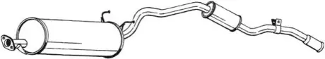 Глушник вихлопної системи задній TOYOTA 4 RUNNER II, HIACE V 2.5D/3.0 01.90 BOSAL 286233