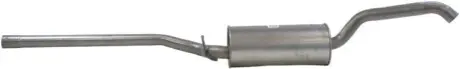 Глушник вихлопної системи середній FORD C-MAX II, FOCUS III 1.5D 09.14-02.20 BOSAL 286545