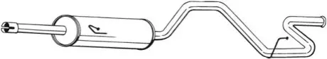 Глушник задній BOSAL 287357