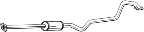 Глушитель системы выпуска (средний) BOSAL 288073