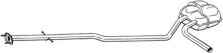 Глушник вихлопної системи середній MINI (R50, R53), (R52) 1.6 03.02-07.08 BOSAL 290093
