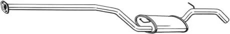 Глушник вихлопної системи задній FORD C-MAX II, FOCUS III 1.5D/1.6D 07.10-02.20 BOSAL 291027