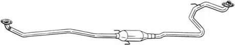 Глушник вихлопної системи середній TOYOTA YARIS 1.0 08.05-12.11 BOSAL 293043