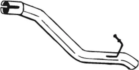 Вихлопна труба задн FORD C-MAX, FOCUS C-MAX, FOCUS II 1.4-2.0LPG 10.03-09.12 BOSAL 823419