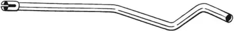 Вихлопна труба середн (довжина:1430мм) OPEL ASTRA H, ASTRA H CLASSIC, ASTRA H GTC 1.7D 02.07 BOSAL 850093