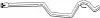 Вихлопна труба середн FIAT CROMA OPEL VECTRA C, VECTRA C GTS SAAB 9-3 1.9D 04.04-02.15 BOSAL (855001) зображення 1