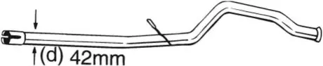 Випускна труба BOSAL 889183