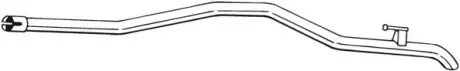 Вихлопна труба задн (довжина:2820мм) MERCEDES SPRINTER 3,5-T (B906), SPRINTER 4,6-T (B906), SPRINTER 5-T (B906) VW CRAFTER 30-35, CRAFTER 30-50 2.0D-2.5D 04.06-12.18 BOSAL 950089