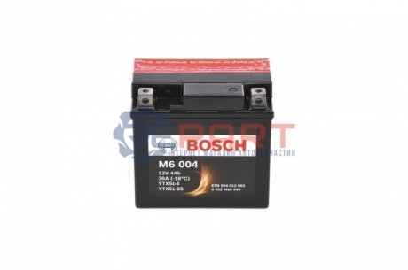 МОТОЦИКЛЕТНА АКУМУЛЯТОРНА БАТАРЕЯ BOSCH 0 092 M60 040 (фото 1)