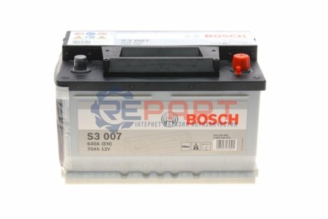 Акумуляторна батарея 70А BOSCH 0 092 S30 070