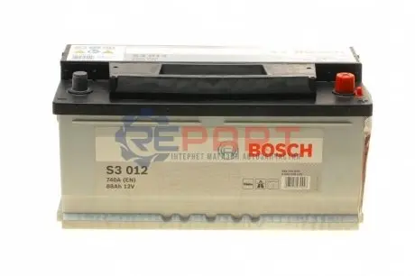 Акумуляторна батарея 88Ah/740A (353x175x175/+R/B13).. BOSCH 0 092 S30 120 Купити в Україні