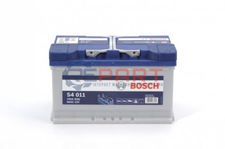 Акумуляторна батарея 80А BOSCH 0 092 S40 110
