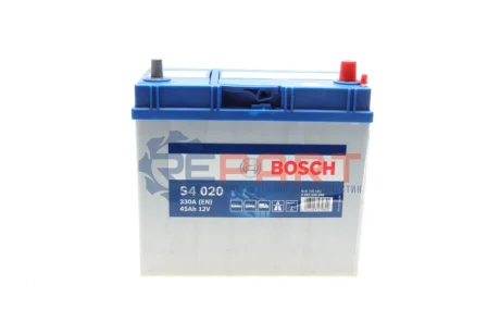 Акумуляторна батарея 45Ah/330A (238x129x227/+R/B00) Азія / дата виробництва 2023 р. BOSCH 0 092 S40 200 Купити в Україні