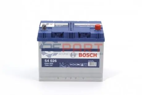 Акумуляторна батарея 72Ah/760A (261x175x220/+R/B01) (Start-Stop EFB) /.. BOSCH 0 092 S40 260 Купити в Україні