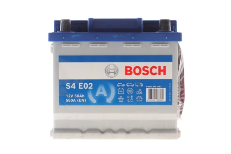 Акумулятор 50Ah-12v BOSCH EFB (S4E02) (207x175x190),R,EN550 Bosch 0092S4E020