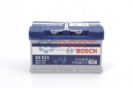 Акумуляторна батарея 80А BOSCH 0 092 S4E 111 (фото 1)
