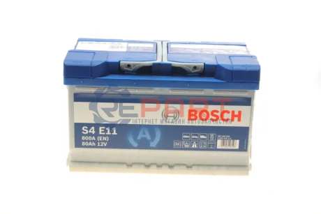 Акумуляторна батарея 80Ah/800A (315x175x190/+R/B13) (Start-Stop EFB) дата виробництва 2022 рік BOSCH 0 092 S4E 111 Купити в Україні
