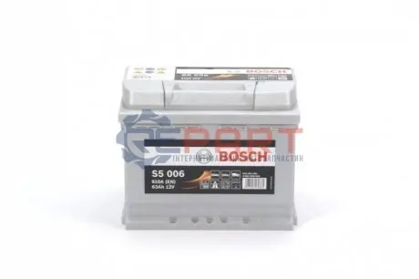 Акумуляторна батарея 63Ah/610A (242x175x190/+L/B13).. BOSCH 0 092 S50 060 Купити в Україні