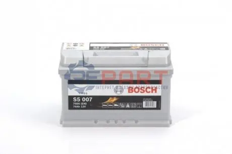 Акумуляторна батарея 72Ah/680A (278x175x175/+R/B13).. BOSCH 0 092 S50 070 Купити в Україні