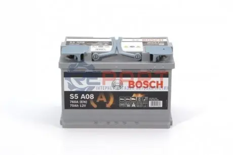 Акумуляторна батарея 77Ah/780A (278x175x190/+R/B13) BOSCH 0092S5A080 Купити в Україні