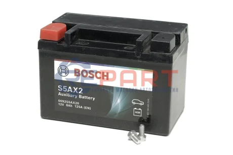 Акумуляторна батарея 13Ah/200A S5AX Aux (150x87x145/+L/BO) (Start-Stop/AGM/допоміжна) BOSCH 0 092 S5A X20 Купити в Україні