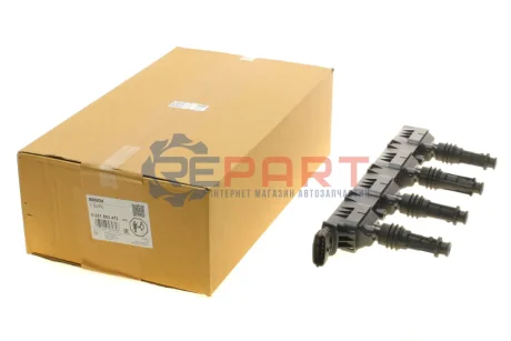 Котушка запалювання OPEL AGILA A, ASTRA G, ASTRA G CLASSIC, ASTRA H, ASTRA H CLASSIC, ASTRA H GTC, COMBO, COMBO TOUR, CORSA C, CORSA D, MERIVA A, TIGRA SUZUKI WAGON R, WAGON R+ 1.2-1.4LPG 09.00 Bosch 0221503472 Купити в Україні