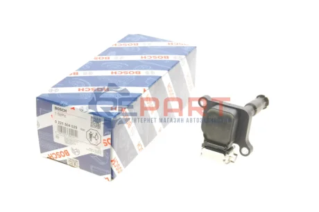 Котушка запалювання BMW 3 (E36), 3 (E46), 5 (E39), 7 (E38), 8 (E31), X5 (E53), Z3 (E36), Z8 (E52) LAND ROVER FREELANDER I OPEL CORSA C, ZAFIRA A 1.6-5.4 01.91-12.09 Bosch 0221504029 Купити в Україні