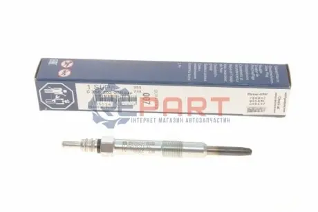 Свічка накалу ALFA ROMEO 145, 146, 147, 156, 159, 166 CHEVROLET LACETTI, MATIZ, NUBIRA, SPARK FIAT BRAVA, BRAVO I, CROMA, DOBLO, IDEA, MAREA, MULTIPLA, PALIO, PUNTO, SEDICI 0.8-2.4D 09.96 Bosch 0250202036 Купити в Україні